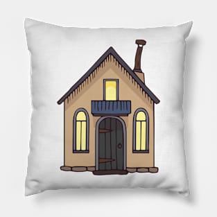 Beige House Pillow