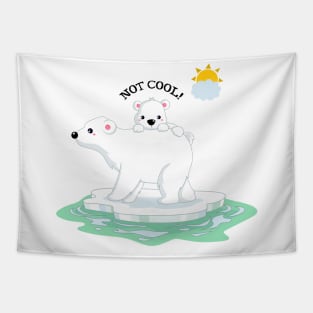 Polar Bear - Global Warming Tapestry