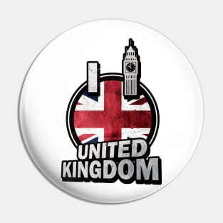 I LOVE UK Pin