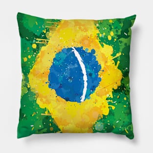 brazilian flag Pillow