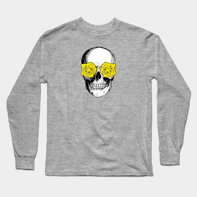 Skull and Roses Long Sleeve T-shirt