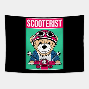 bear scooter Tapestry