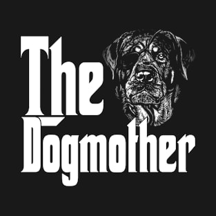 Rottweiler Eyepatch Dog Mom Dogmother Dogs Mommy T-Shirt