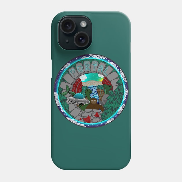 Peer Into the Portal Phone Case by Into The Portal 