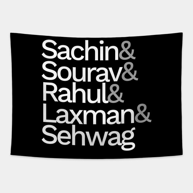 Indian Cricket Fan T-Shirt Tapestry by SiGo