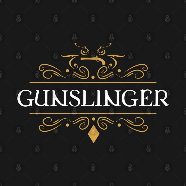 Gunslinger Character Class Tabletop RPG Gaming by pixeptional