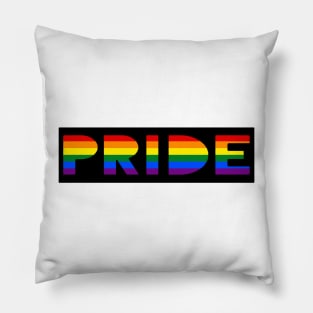 Pride (black) Pillow