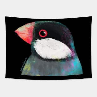 Java Sparrow Bird Tapestry