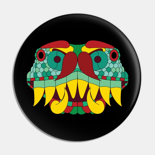 Snake Head Pin by Stick em Up