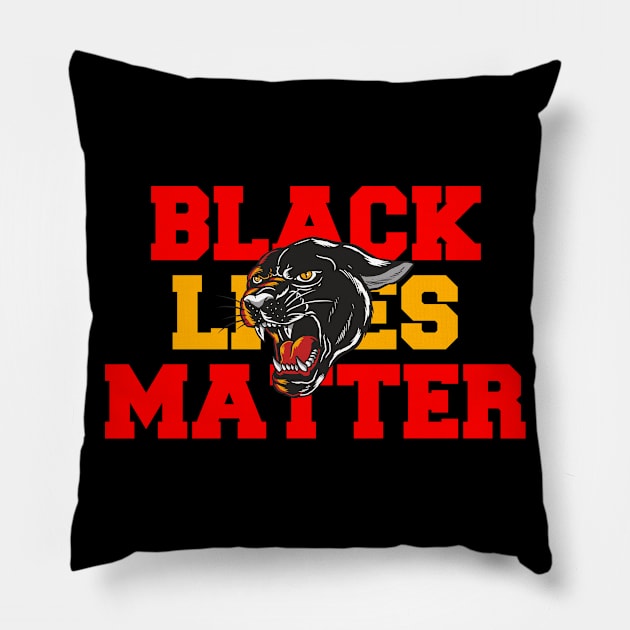 Black Lives Matter - No Justice No Peace Pillow by PatelUmad