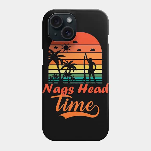 Surfer in Nags Head, USA Phone Case by ArtDesignDE