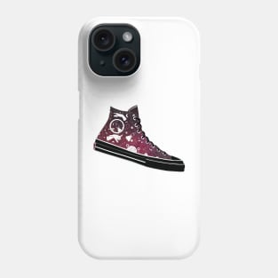 Space Converse Illustration red Phone Case