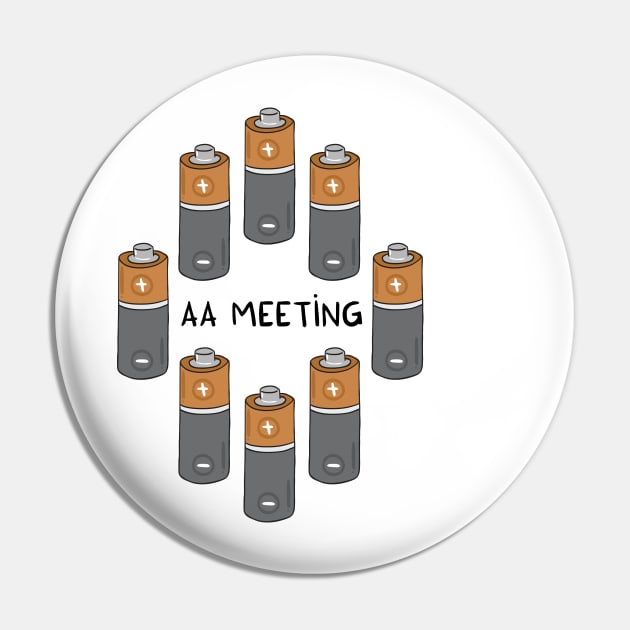 AA meeting Pin by adrianserghie