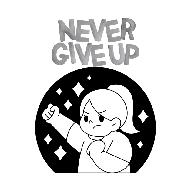 NEVER GIVE UP by zackmuse1