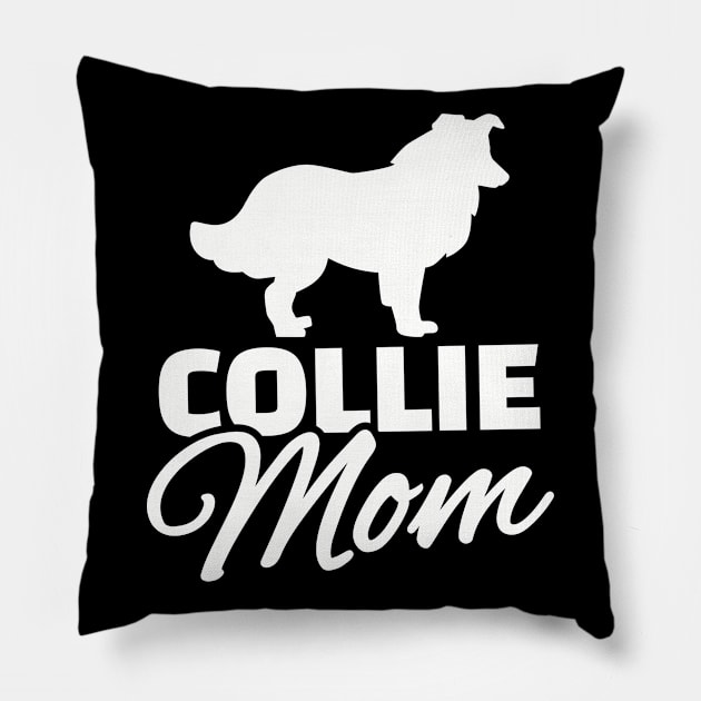 Collie Mom Pillow by Designzz