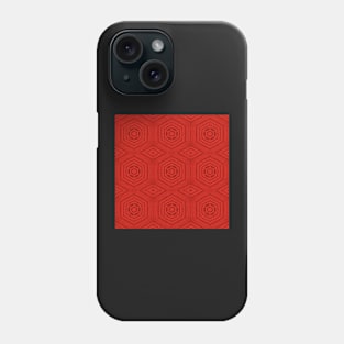 Red wool pattern Phone Case