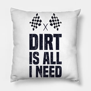 Dirt Bike Racing Track Motocross Pillow