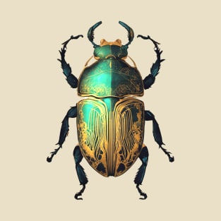 Green Scarab Beetle T-Shirt