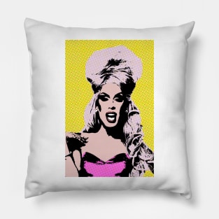 Alaska Thunderfuck style pop art Pillow