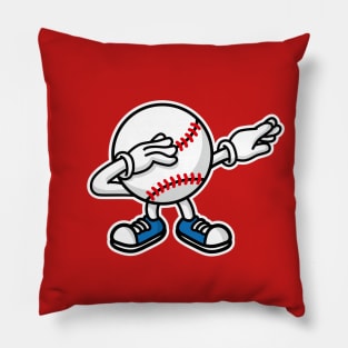 Dab dabbing baseball softball ball kids gift Pillow