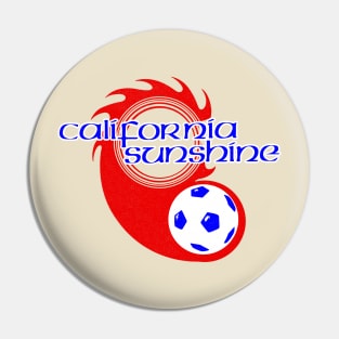 Defunct California Sunshine Soccer ASL 1980 Pin