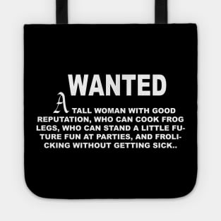 WANTED Tote