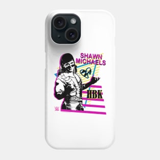 Shawn Michaels HBK Neon Poster Phone Case