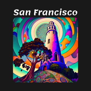 Coit tower v1 T-Shirt