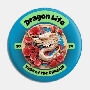 Year of the Dragon-Dragon Life 2024 Pin