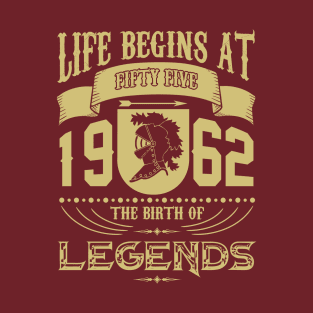 Life begins fifty three 1964 the birth of LEGENDS T-Shirt