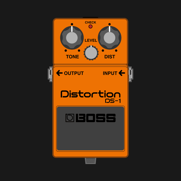 Boss DS-1 Distortion Guitar Effect Pedal by conform