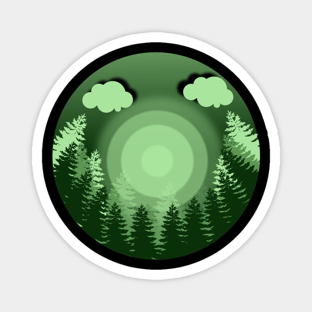 hearth of the forest Magnet by VISUALIZED INSPIRATION