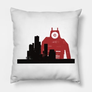 Giant robot attack Pillow