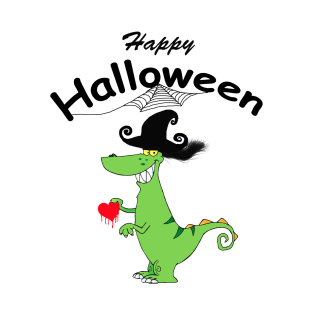 Happy Halloween.Dinosaur T-Shirt