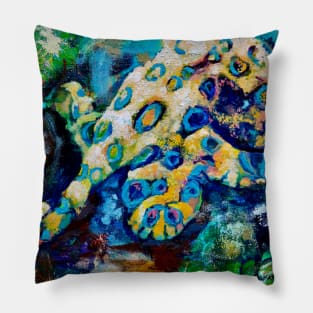 Blue-ringed Octopus Pillow