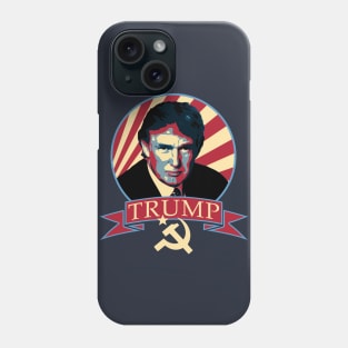 Donald Trump Communist Propaganda Parody Phone Case