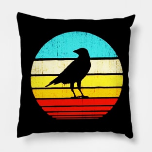 Crow Sunset Pillow