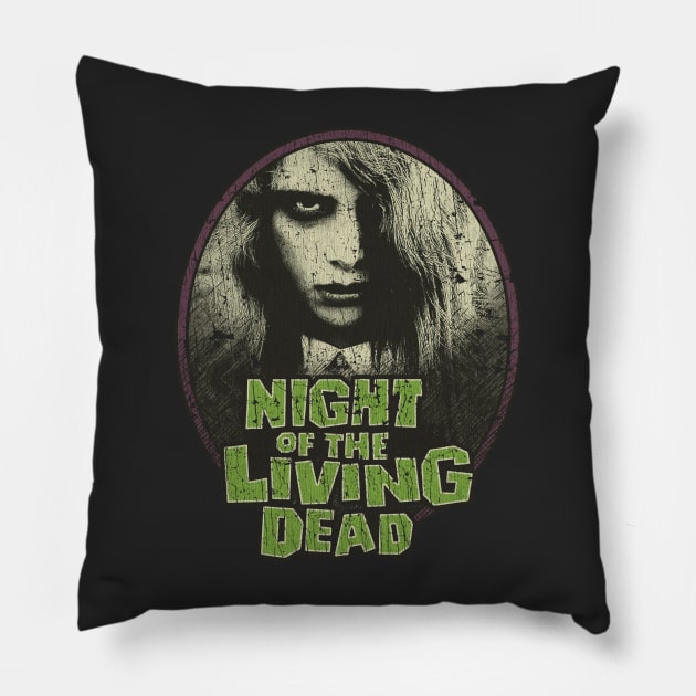 Night of the Living Dead Girl 1968 Pillow by JCD666