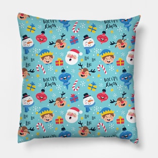 Merry Holiday Ho Ho Ho Pillow