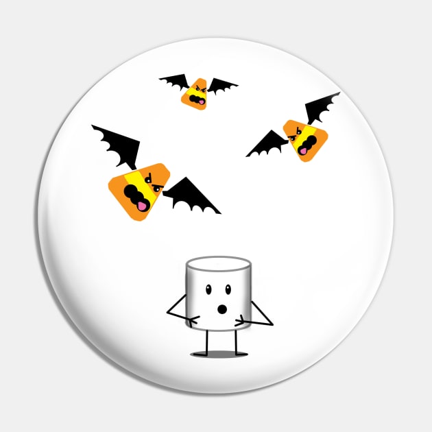 Flight of the Candy Corn Pin by timteague