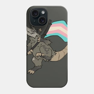 Trans Rights Opossum Phone Case