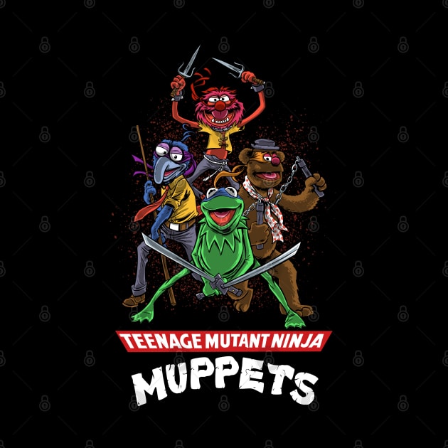 Teenage Mutant Ninja Muppets by Zascanauta