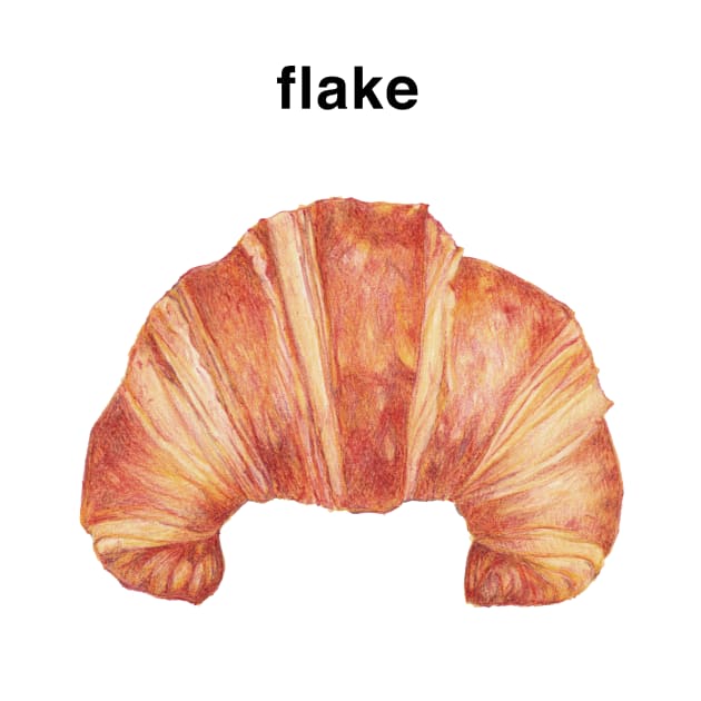 Flake by Pencil on Paper