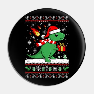 cute t-rex in pixel art Pin