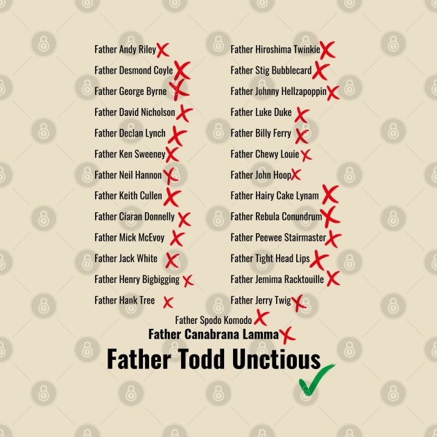Father Todd Unctious and other Wrong Priest Names by Meta Cortex