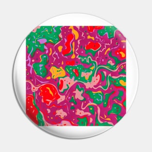 African Violet Amaranth Red Inkscape Pin