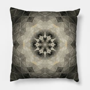 Brown Mandala Design Southwest Pillow