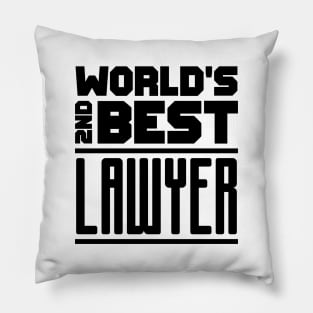 2nd best lawyer Pillow
