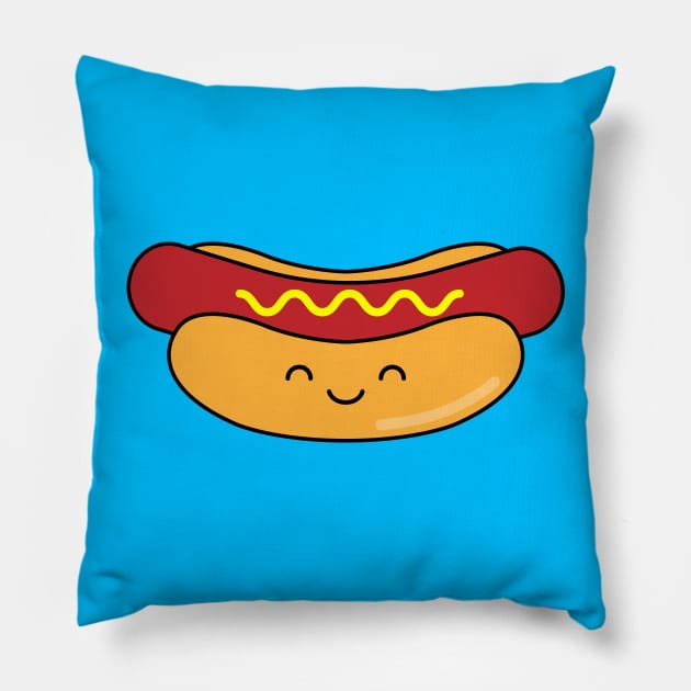 Hot Dog Pillow by WildSloths