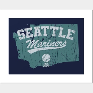 Seattle Mariners Vintage Baseball Poster (12x18) Vintage Sports Decor  Unframed Wall Art Print Poster…See more Seattle Mariners Vintage Baseball  Poster